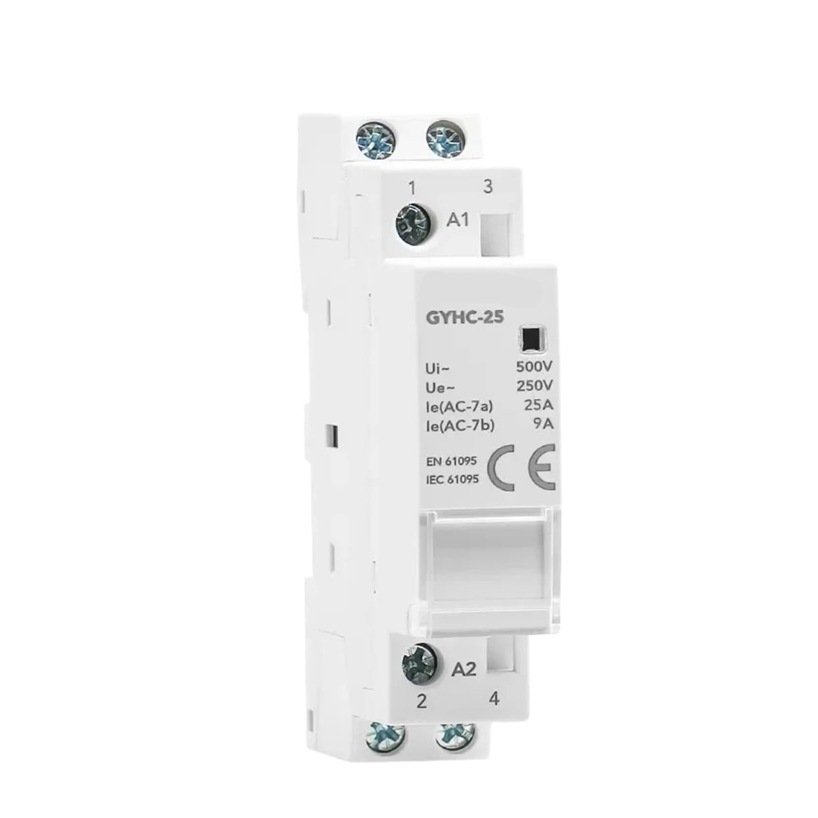 PVTLCYBI Contactor AC220V 2P 25A 1NO/1NC/2NO/2NC/1NO1NC 50/60Hz(1P 25A 1NO)