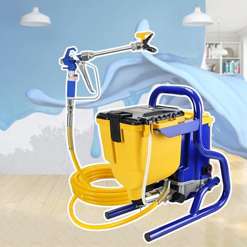 TBANVOO Máquina de Pintura Eléctrica de Alta Presión 2900PSI, con Control de Flujo Ajustable, para Paredes Interiores/Exteriores, Vallas, Techos y Gabinetes