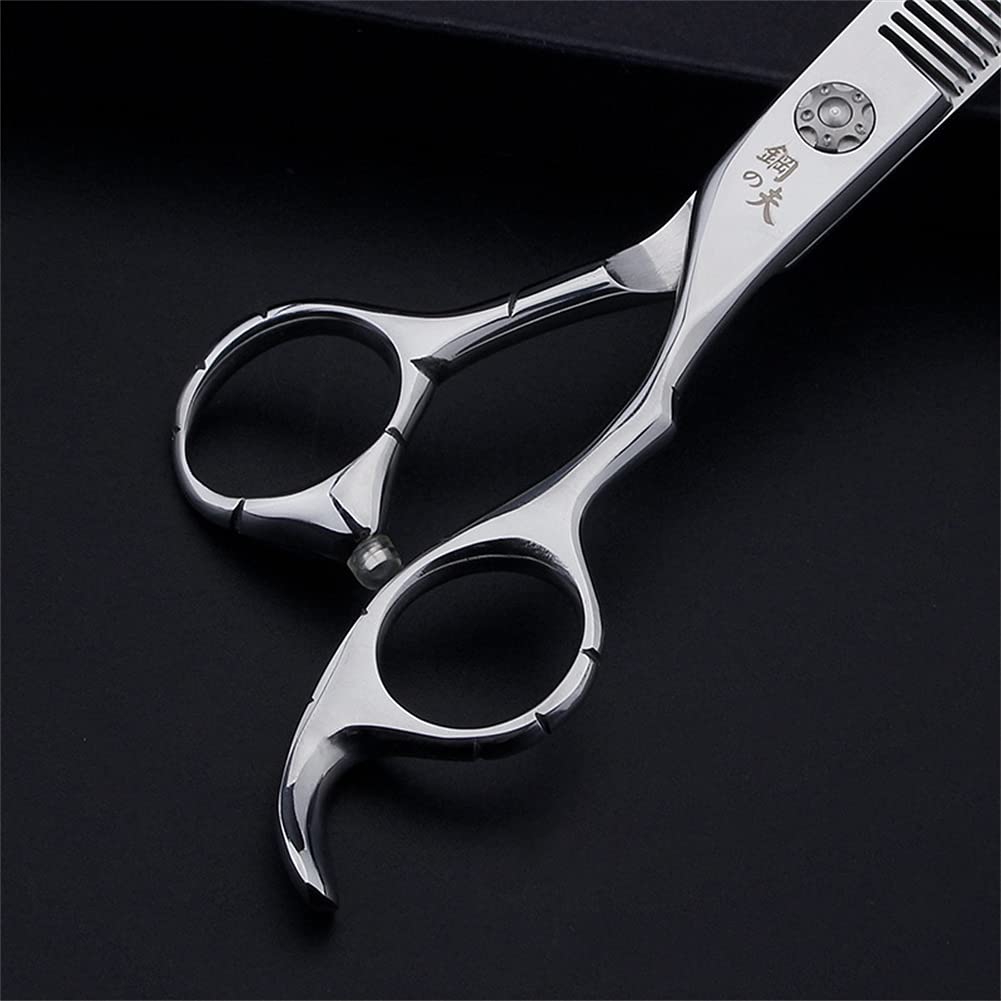 6,0 Pouces Ciseaux De Coupe des Cheveux Professionnels, 440C en Acier Inoxydable Ciseaux À Ciseaux Et Ciseaux D'éclaircie, pour Salon Coiffeur, Hommes, Femmes, Enfants Et Adultes