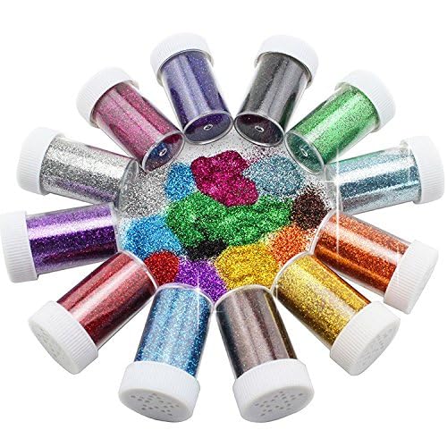 Pack De 6 Pots De Paillettes Métallisées APLI Kids - Brillant Intense, Pour Déguisements Et Activités Manuelles