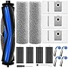 Set 19 pezzi accessori per Ecovacs Deebot X9 Pro Omni: 1 spazzola principale, 2 rulli lavaggio, 6 sacchetti polvere, 4 filtri HEPA, 4 spazzole laterali, 1 spazzola pulizia, 1 cacciavite