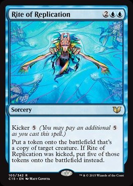 Magic The Gathering - Rite of Replication (105/342) - Commander 2015