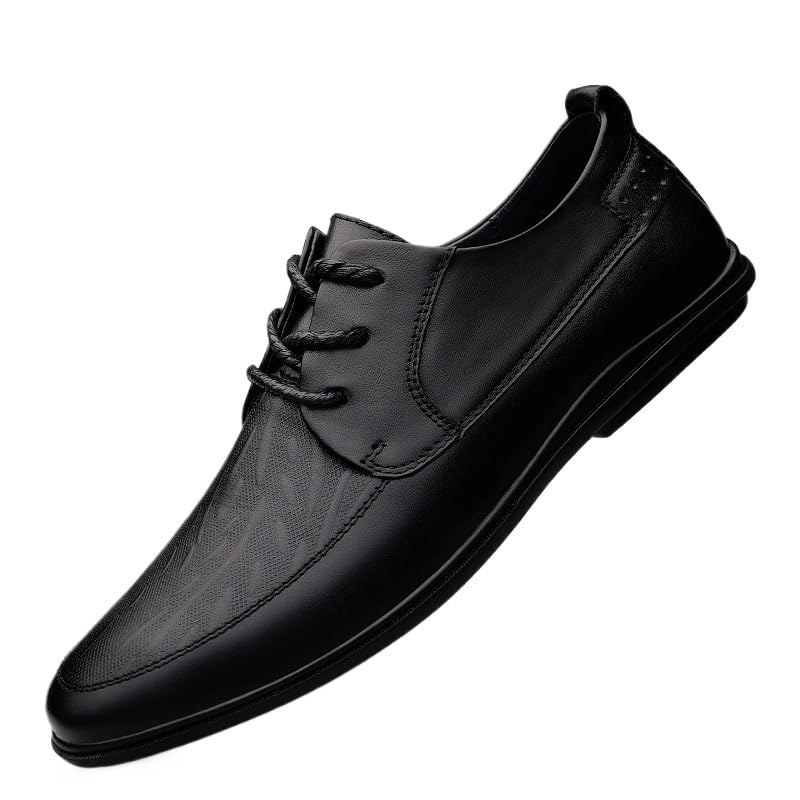 Men's Formal Shoes Dress Oxford Italian Leather Anti-Slip Non Slip Resistant Business Business Fashion Lace Up Cap Toe Design