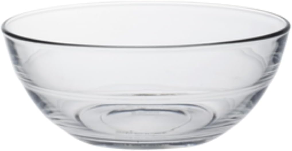 Gigogne Clear Glass Bowls (Set of 6) - 210ml, Tempered Glass, Perfect for Desserts, Custards, Food, Chutneys, Sambhar, Dal, Curry