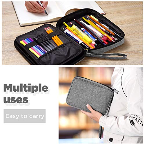 Zannaki Large Stationery Sandwich Pencil Case