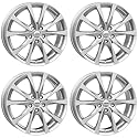 4x AUTEC Felgen Alufelgen BRIXEN 7.0x17 ET42 5x112 Brillantsilber kompatibel mit Mercedes-Benz C V CLA A B Vito E SLC GLA Marco Polo GLB SLK