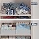 DIMJ 12er Schubladen Ordnungssystem Schubladen Organizer, Faltbare Aufbewahrungsbox Stoff, Unterwäsche Organizer, Organizer Kleiderschrank für Kleidung, BHS, Socken, Krawatten