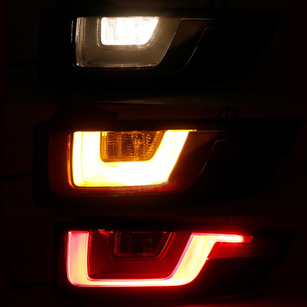 SUROK LED Fanale Posteriore per Range-Rover Evoque 2016 2017 2018, Fanali Luci Posteriori Lampada Freno Destra Sinistra Parti di Ricambio,Left 1PCS