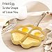 RIOVARM Antiadherente Sartenes para tortilla Inducción Sartén para huevos 4 agujeros En forma de corazón Sartén tortilla Granito Sartenes pequeñas sin PFOA Saludable Tortita Sarten para el desayuno Imagen de RIOVARM Antiadherente Sartenes para tortilla Inducción Sartén para huevos 4 agujeros En forma de corazón Sartén tortilla Granito Sartenes pequeñas sin PFOA Saludable Tortita Sarten para el desayuno
