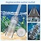 Frstem Mulmsauger Aquarium Wasserwechsler Sauger und Scheibenreiniger,6 in 1 Aquarium Reinigungs Zubehör