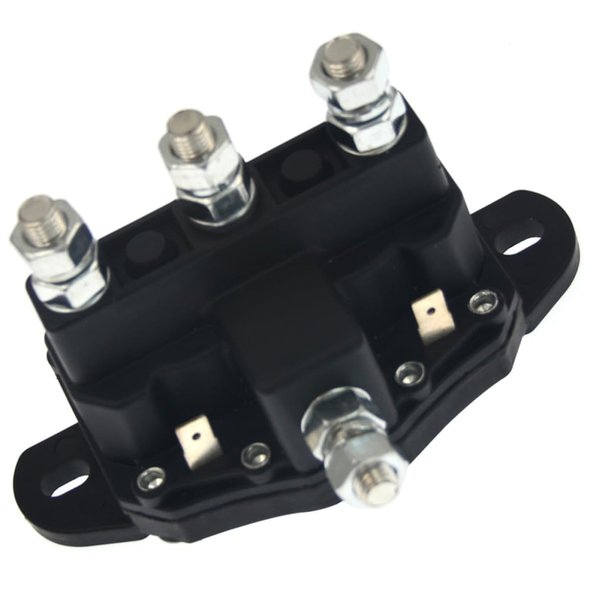 Relé de Vehículo 12v para Cabrestante, Conmutador Reversible Negro