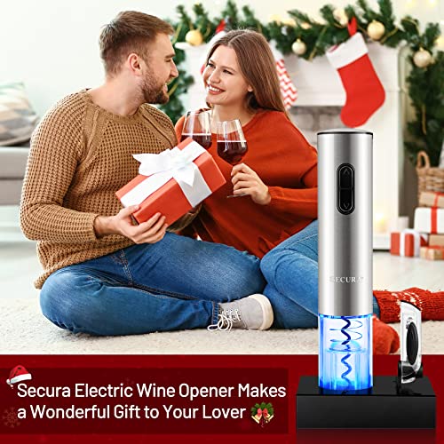 Secura Electric Wine Opener, Automatic Electric Wine Bottle Corkscrew Opener with Foil photo 9