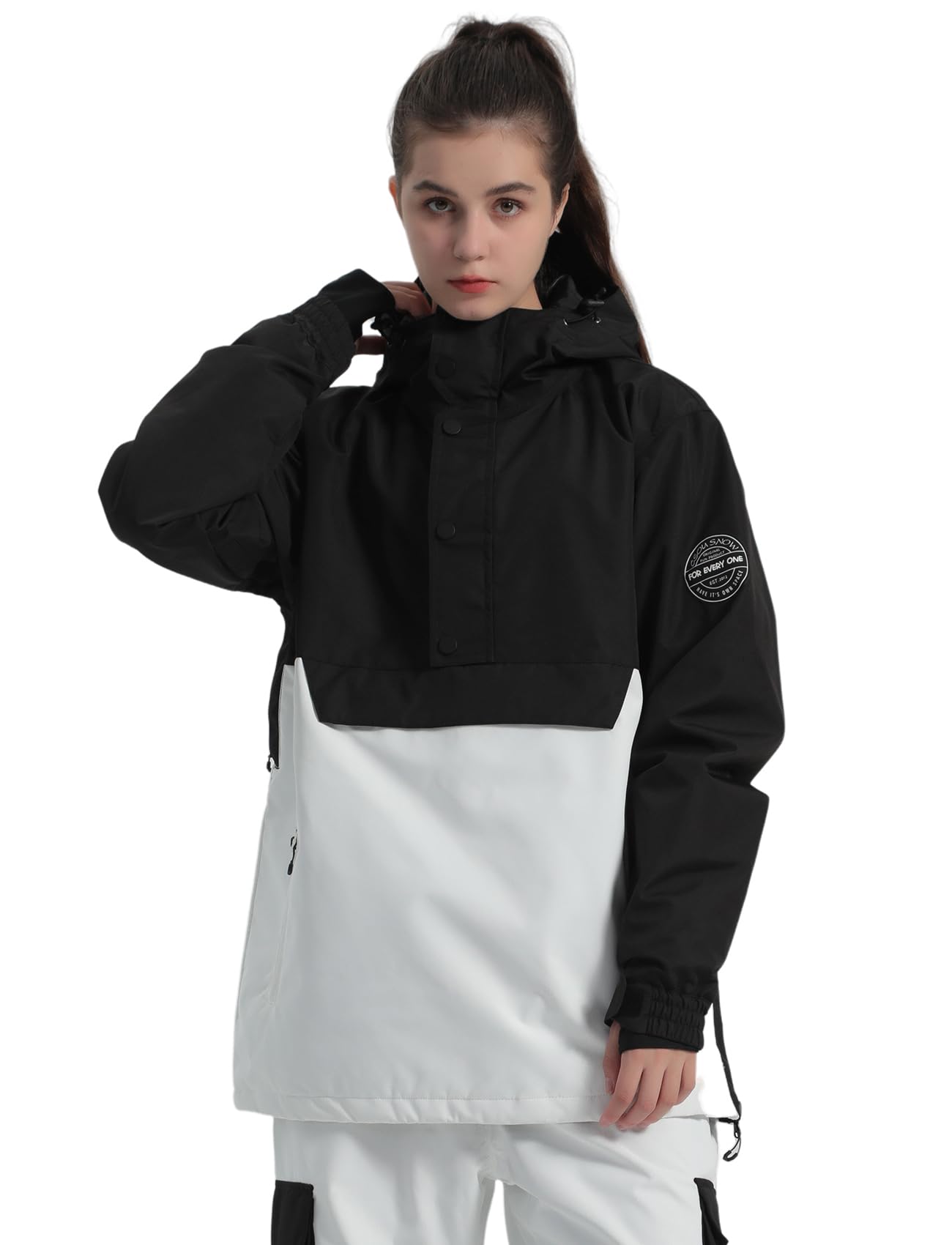 gsou snow women ski jacket snow coat waterproof windproof snowboarding jacket coat insulated warm winter