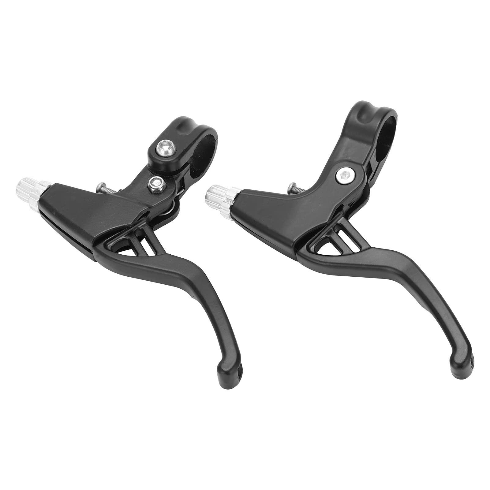 1 paio di leve freno universali per bici con manubrio freno a V in lega di alluminio per la maggior parte delle bici da strada MTB, 2,2 cm (Nero)