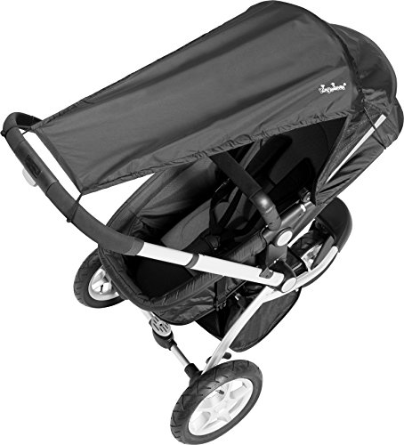 Playshoes Unisex Sonnensegel mit UV-Schutz 448850, 20 - Schwarz, 75 x 55 cm