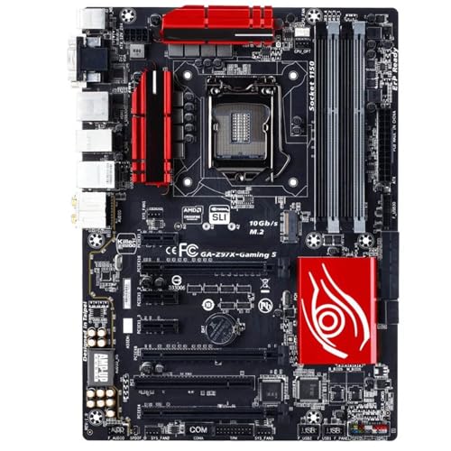 Placa Madre Fit For Gigabyte Z97X Gaming 5 for Ordenador, USB 3.0, SATA III, LGA 1150, DDR3, Z97, for PC de Escritorio