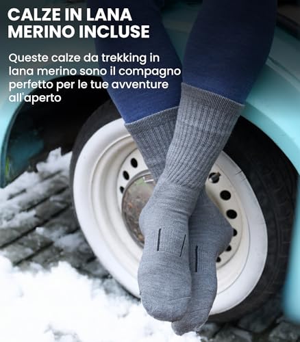 Merino.Tech Maglia Termica Lana Merino Uomo - 100% Intimo Termico Lana Merino Uomo (Xx-Large, 165 Green Olive) - 6