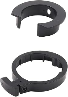 Folding Circle Clasped Guard Ring Buckle Insurance Compatible with Xiaomi M365 Electric Scooter Front Tube Stem Replacement Parts