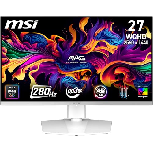 MSI MAG 272QPW QD-OLED X28 écran gaming 27" WQHD 280Hz - photo 2