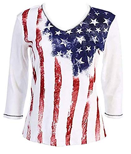 Jess-N-Jane-Old-Glory-Dressy-Ladies-Rhinestone-Cotton-T-Shirt-White-3X