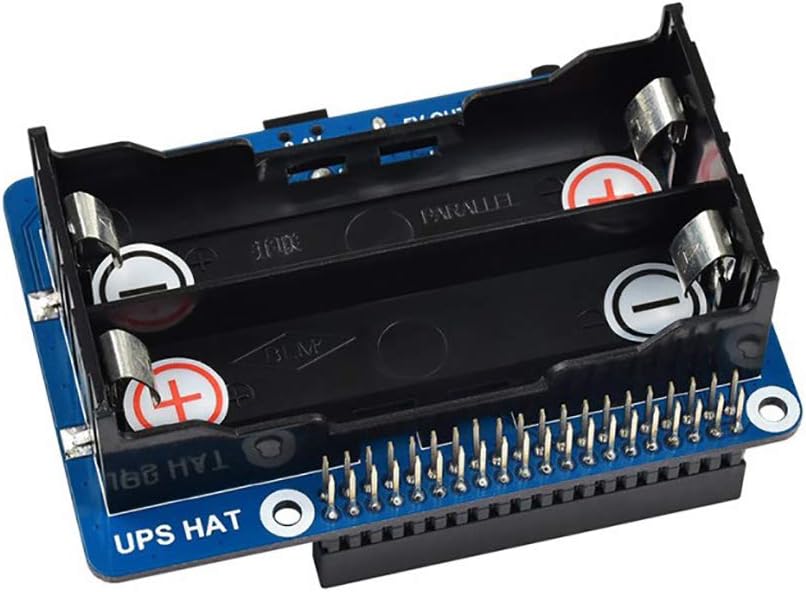 UPS HAT for Raspberry Pi Series Boards Support 5V Uninterruptible Power Supply Charge and Power Output at The Same Time Real Time Monitoring