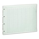 Wilson Jones - Accounting Sheets, 24 Column, 9-1/4 x 11-7/8, 100 Loose Sheets/Pack, Green G10-24 (DMi PK