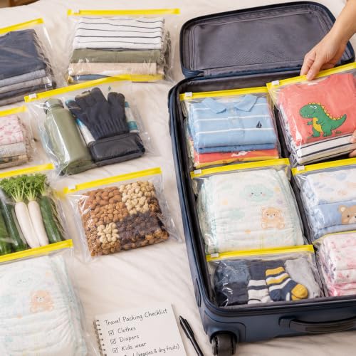 Image of Multipurpose Zip Lock Slider Bags | 15 Large Size (12 inchx14 inch)