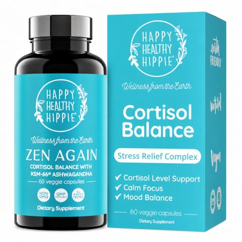 Zen Again Cortisol Supplements for Women - Stress Support Complex, 60 Ct