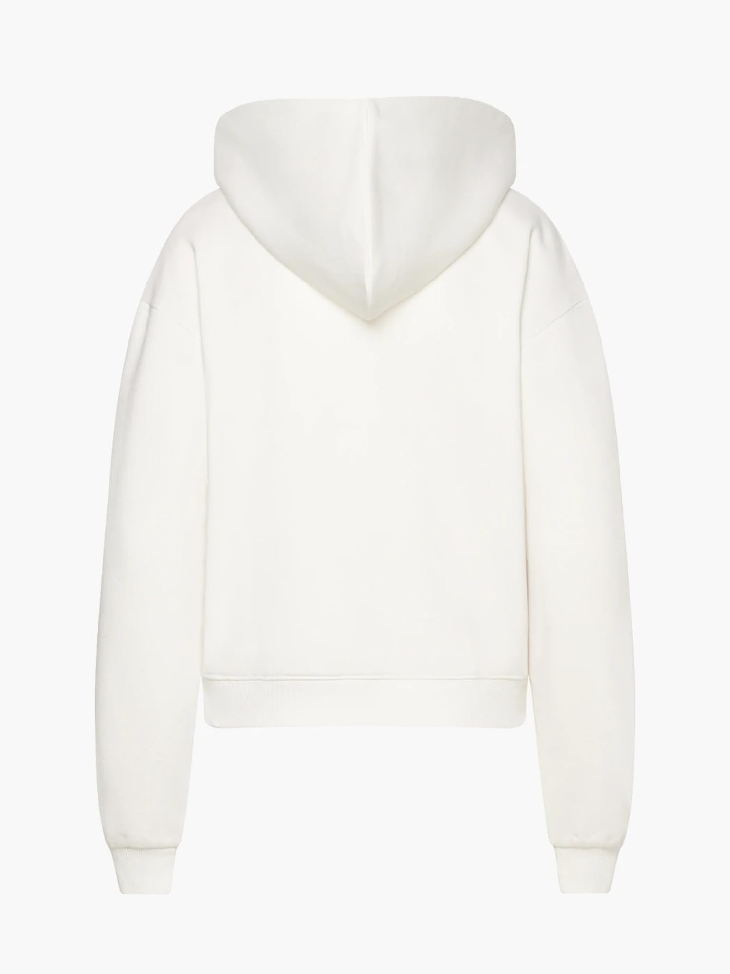 CFab Zip Hoodie Damen, Kapuzenpullover für Damen mit Reißverschluss, Sweatshirt Damen Relaxed Fit mit Kapuze, weicher Pullover Damen mit Taschen, Rippbündchen und geprägtem Logo