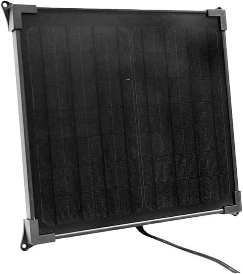 Battery Tender 17 Watt Solar Panel 12V Battery Charger with Charge Controller - IP67 Weatherproof - Mountable Lightweight Smart Charger - 021-1173