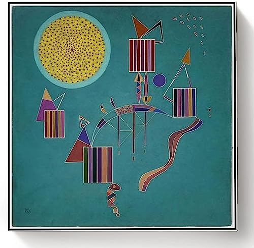 Malen nach Zahlen für Erwachsene Kits Intime Nachricht Malen von Wassily Kandinsky DIY Ölgemälde Malen nach Zahlen Kits