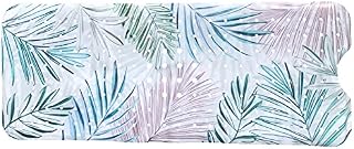 Scarlet Gem Palm Design Extra-Long 100x40cm Non-Slip Bath and Shower Mat