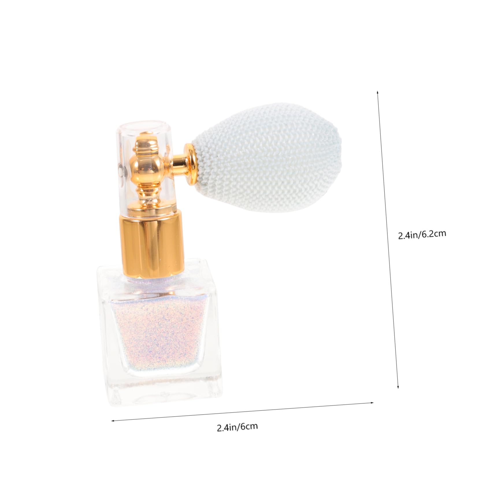 IWOWHERO 2-in-1 Glitter Spray Body Highlighter Iridescent Liquid Highlighter Spray Multi-use Makeup for Women