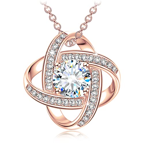 Alex Perry MuttertagGeschenke für Frauen Silber Halsketten für Damen Satellite Series Anhänger Halskette 925 Silber, Hypoallergenic Schmuck Geburtstag Geschenke für Sie, mit Schmuck-Box