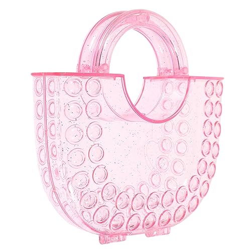 TOBBOMEY Bolso Joyería Adorable De Plástico Transparente con Purpurina Bolso DIY para Niño Niña Bolsa Pequeña para Accesorios y Cambio Práctica y Ligera para Uso Diario y Fiestas TOBBOMEY Bolso Joyería Adorable De Plástico Transparente con Purpurina Bolso DIY para Niño Niña Bolsa Pequeña para Accesorios y Cambio Práctica y Ligera para Uso Diario y Fiestas