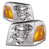 GMC Envoy Headlight OE Style Replacement Headlamp Driver/Passenger Pair New