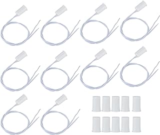 Wired Security Window Door Contact Sensor Alarm, 10 Sets of NC Recessed Wired Magnet Reed Switch Contact Sensor Alarm for Home, Office, Warehouse
