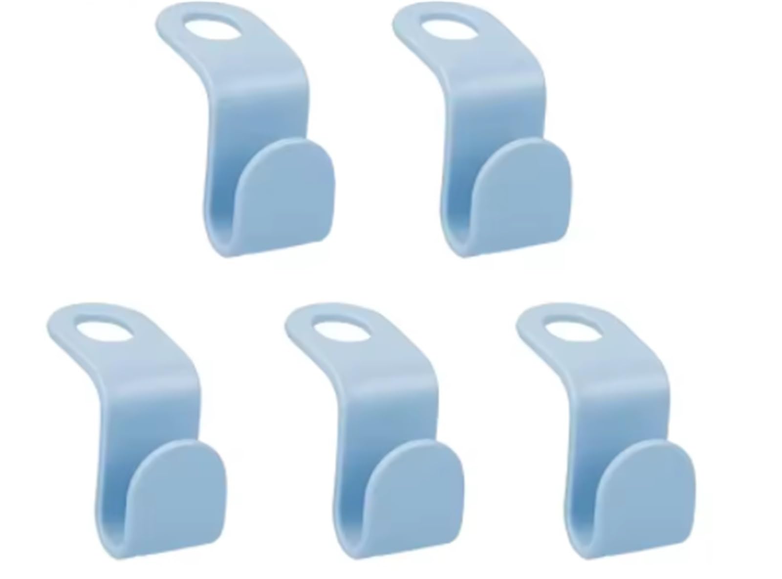 Hangers for Clothes Space Savers 200pcs Clothes Rack Wardrobe Hanging Hanger Connection Hook Space Saving(Blue)