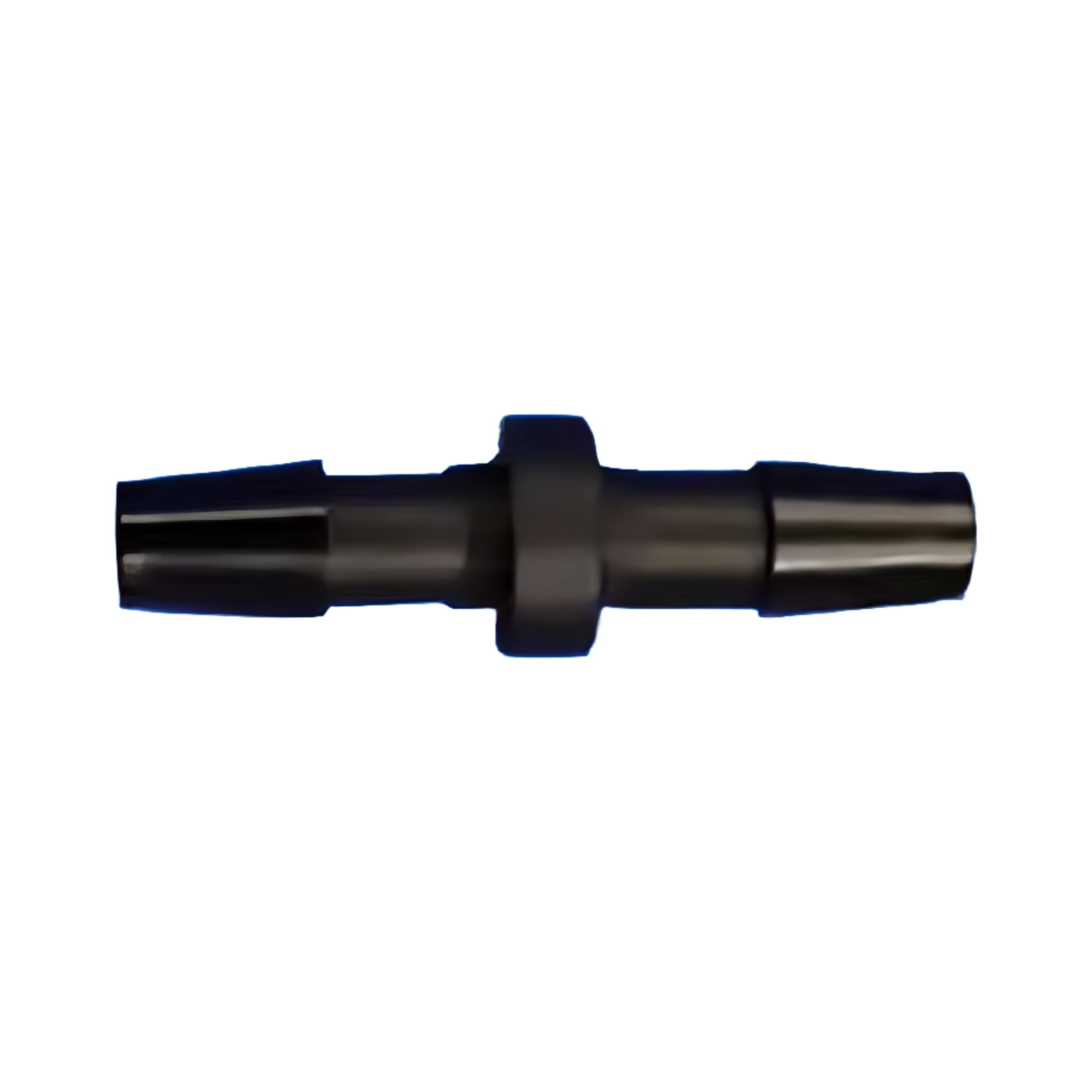 Conectores de conexión de púas for manguera de plástico reutilizable de PP transparente, paquete de 50 for maquinaria de laboratorio y alimentos(4mm 5/32inch Black)