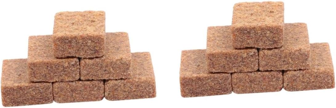 UPKOCH 100pcs Camping Burning Blocks Safe Combustion Supporting Blocks for Outdoor Cooking BBQ and Campfires Lightweight and Portable Fire