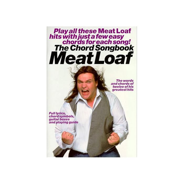 Buy Meatloaf Chord Songbook The Chord Songbook the Words and Chords