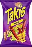 TAKIS - Chilli Corn & Lime Fuego Snack - 100g (Lot de 6)