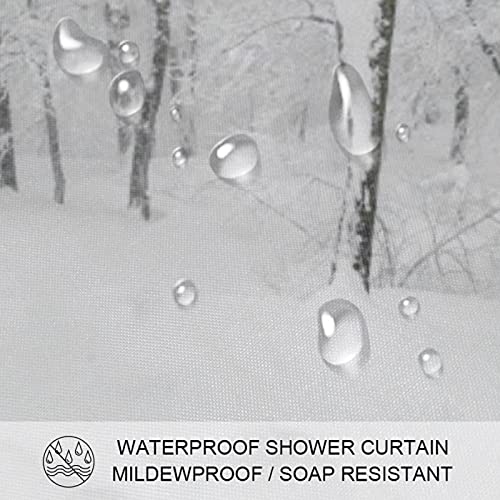 Rideau de douche imperméable contre les éclaboussures 183x183 - 4