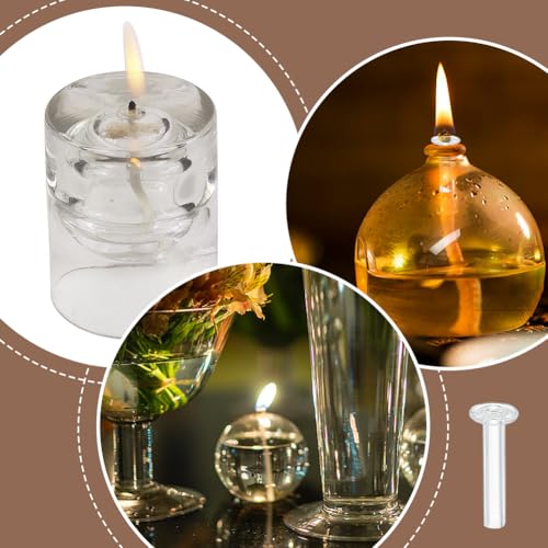 Soporte de Mechas para Velas con Tubo de Vidrio y Accesorios miniatura 4
