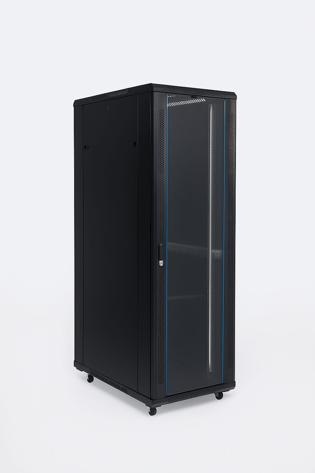 XForm Floor Stand Server Rack Cabinet 42U 600mm W x 1000mm D x 2000mm H - Come With 1 Shelf + 4 Fan