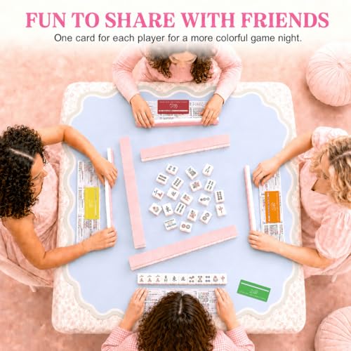 Mahjong Line Finder, 4 piezas, diseño moderno multicolor miniatura 7