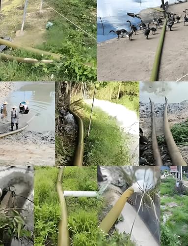 Tubo de drenaje reforzado de 2-4in de la manguera de descarga para el tubo de transferencia de agua flexible de la irrigación agrícola del lavado a contracorriente de la piscina Diseño laminable compa