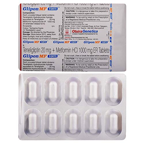 Glipon Mf Forte Blister Pack Of 10 Tablets Amazon In Health Personal Care