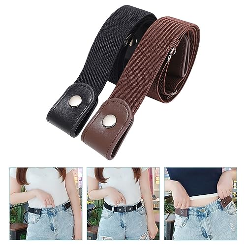Elastic No Buckle Belt for Men and Women Comfortable Invisible Waist Belt Adjustable Elastic Band for Everyday Use2