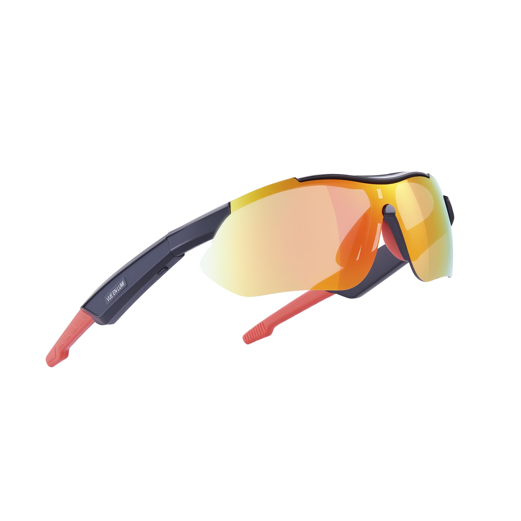 VUEEN LUMI Smart Audio Glasses with Bluetooth 5.3, Ultra Lightweight Polarized UV400 Sunglasses, Photochromic Lenses for Men Women, Multi-Device